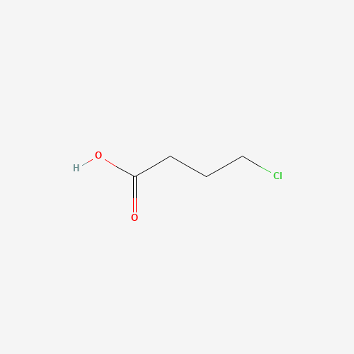 4-CHLOROBUTYRIC ACID (CAS: 627-00-9) - Chemical Structure and Molecular Formula 