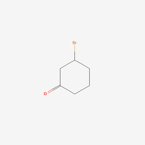 Cyclohexanone, 3-bromo- (CAS: 62784-60-5) - Chemical Structure and Molecular Formula 