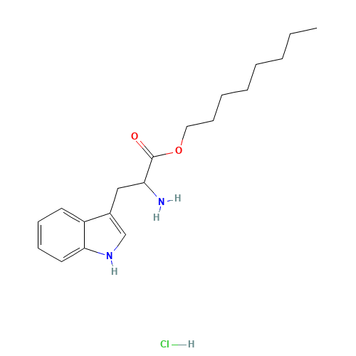 Octyl 2-amino-3-(1H-indol-3-yl)propanoate hydrochloride (CAS: 6278-90-6) - Related Chemical Product