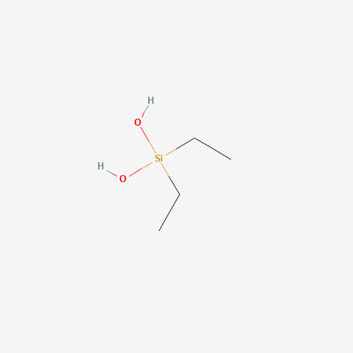 Diethyldihydroxysilane (CAS: 63148-61-8) - Chemical Structure and Molecular Formula 