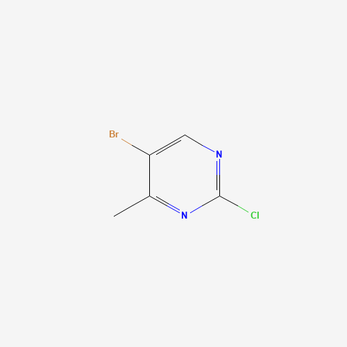 5-Bromo-2-chloro-4-methylpyrimidine (CAS: 633328-95-7) - Chemical Structure and Molecular Formula 