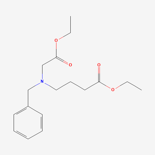 Ethyl 4-(benzyl(2-ethoxy-2-oxoethyl)amino)butanoate (CAS: 63876-32-4) - Chemical Structure and Molecular Formula 