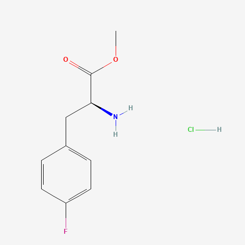 H-P-FLUORO-DL-PHE-OME HCL (CAS: 64231-55-6) - Chemical Structure and Molecular Formula 