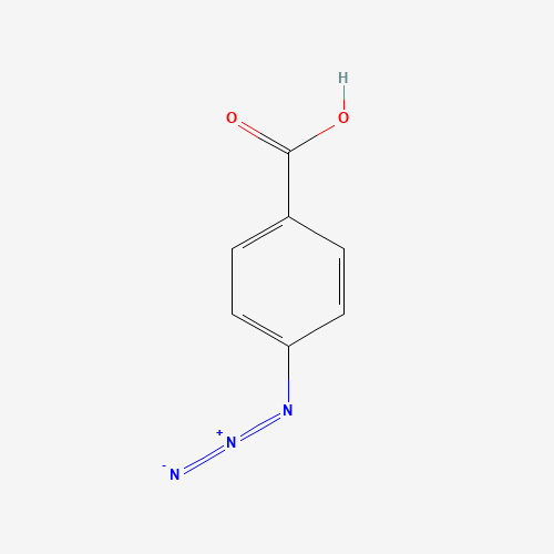 4-Azidobenzoic acid (CAS: 6427-66-3) - Chemical Structure and Molecular Formula 