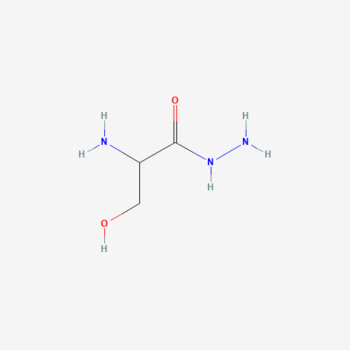 DL-Serine hydrazide (CAS: 64616-76-8) - Chemical Structure and Molecular Formula 