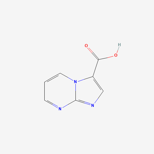 Imidazo[1,2-a]pyrimidine-3-carboxylic acid (CAS: 64951-11-7) - Chemical Structure and Molecular Formula 