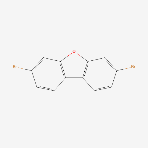 3,7-dibromo-dibenzofuran (CAS: 67019-91-4) - Chemical Structure and Molecular Formula 