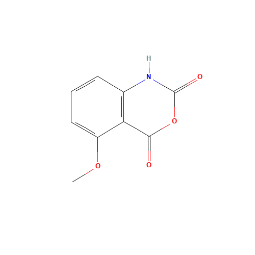 5-Methoxy-1H-benzo[d][1,3]oxazine-2,4-dione (CAS: 67765-42-8) - Chemical Structure and Molecular Formula 