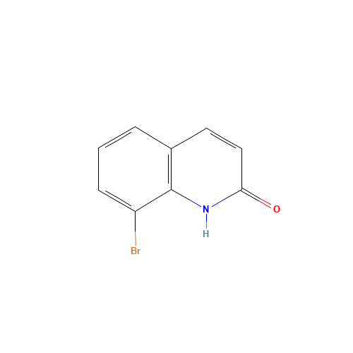 8-Bromoquinolin-2(1H)-one (CAS: 67805-67-8) - Chemical Structure and Molecular Formula 