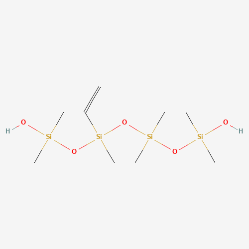 VINYLMETHYLSILOXANE - DIMETHYLSILOXANE COPOLYMERS, TRIMETHYLSILOXY TERMINATED, SILANOL TERMINATED (CAS: 67923-19-7) - Chemical Structure and Molecular Formula 