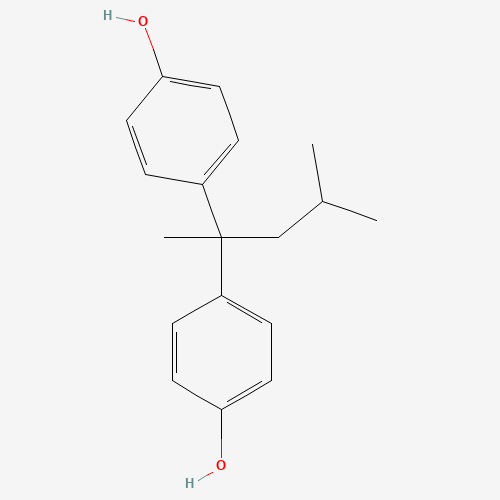 4,4'-(1,3-Dimethylbutylidene)diphenol (CAS: 6807-17-6) - Chemical Structure and Molecular Formula 