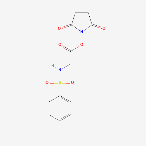 Tos-Gly-Osu (CAS: 68385-26-2) - Chemical Structure and Molecular Formula 