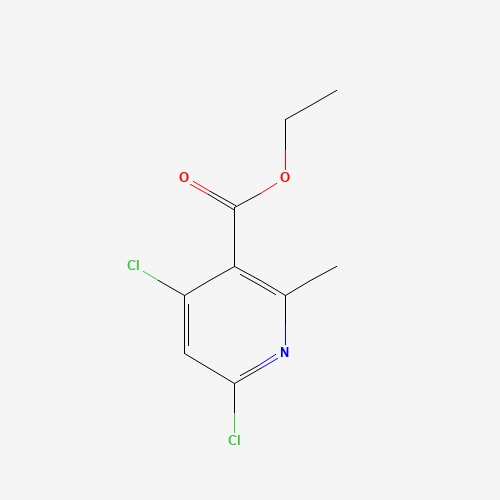 ETHYL 4,6-DICHLORO-2-METHYLNICOTINATE (CAS: 686279-09-4) - Chemical Structure and Molecular Formula 