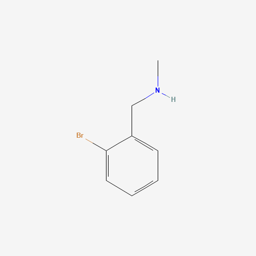 2-Bromo-N-methylbenzylamine (CAS: 698-19-1) - Chemical Structure and Molecular Formula 