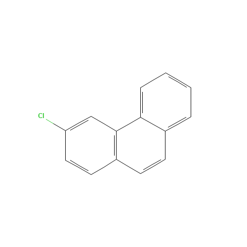 3-Chlorophenanthrene (CAS: 715-51-5) - Chemical Structure and Molecular Formula 
