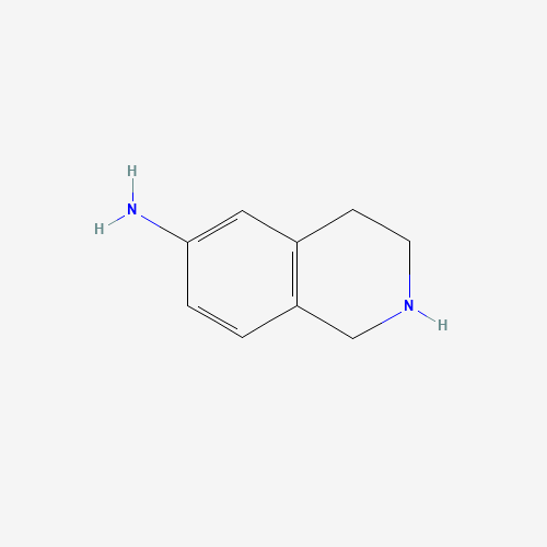 1. 1,2,3,4-tetrahydroisoquinolin-6-amine (CAS: 72299-67-3) - Chemical Structure and Molecular Formula 