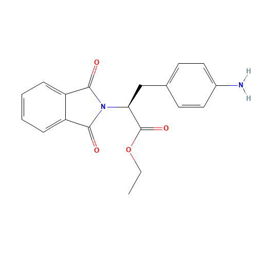 (S)-Ethyl 3-(4-aminophenyl)-2-(1,3-dioxoisoindolin-2-yl)propanoate (CAS: 74743-23-0) - Related Chemical Product
