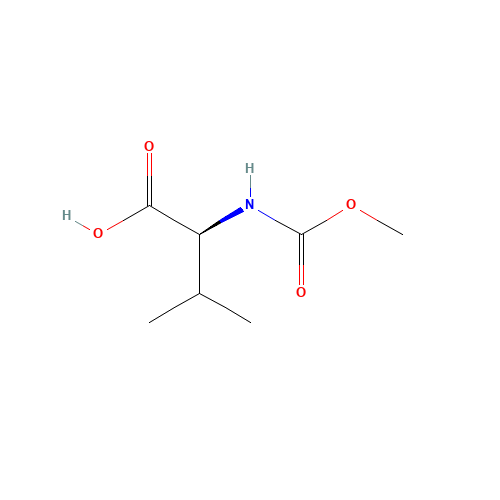 (S)-2-((Methoxycarbonyl)amino)-3-methylbutanoic acid (CAS: 74761-42-5) - Related Chemical Product