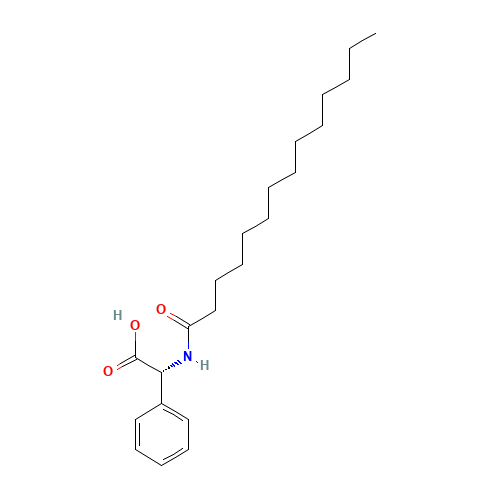 N-Butadecanoyl-L-phenylglycine (CAS: 753018-30-3) - Chemical Structure and Molecular Formula 