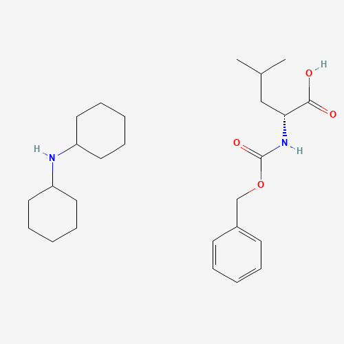 N-Carbobenzoxy-D-leucine Dicyclohexylammonium Salt (CAS: 7662-58-0) - Chemical Structure and Molecular Formula 
