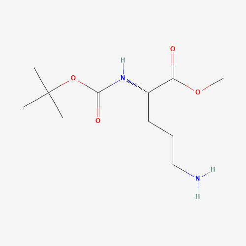Boc-L-Ornithine methyl ester (CAS: 78397-39-4) - Chemical Structure and Molecular Formula 