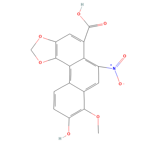 7-Hydroxyaristolochic acid A (CAS: 79185-75-4) - Chemical Structure and Molecular Formula 