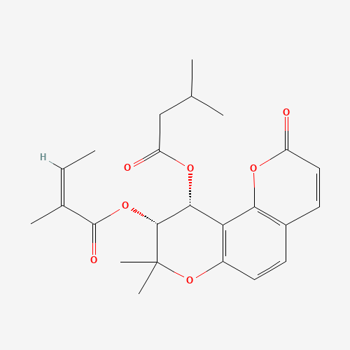 Praeruptorin C (CAS: 83382-71-2) - Chemical Structure and Molecular Formula 