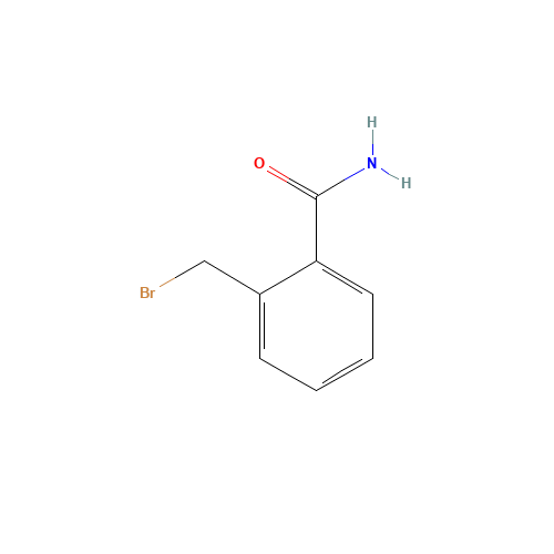 2-(Bromomethyl)benzamide (CAS: 872414-52-3) - Chemical Structure and Molecular Formula 