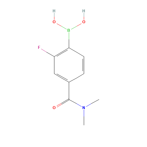 4-(DIMETHYLCARBAMOYL)-2-FLUOROPHENYLBORONIC ACID (CAS: 874289-30-2) - Related Chemical Product