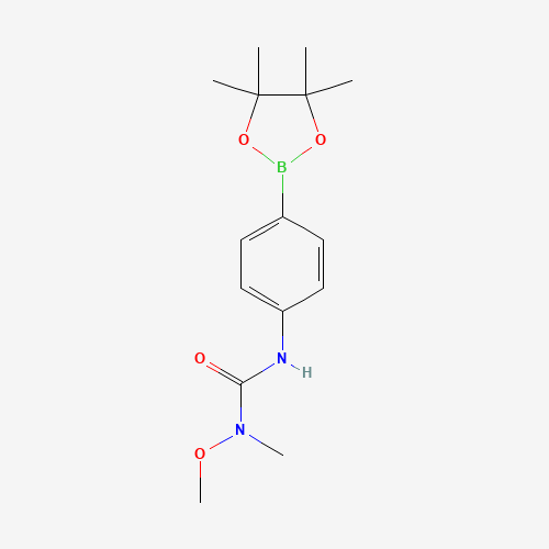 4-(3-Methoxy-3-methylureido)benzeneboronic acid, pinacol ester (CAS: 874297-84-4) - Chemical Structure and Molecular Formula 