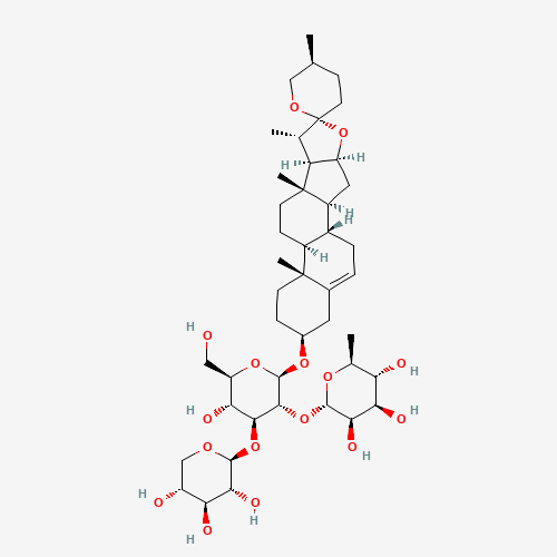 Liriope Muscari baily saponins C (CAS: 87480-46-4) - Chemical Structure and Molecular Formula 