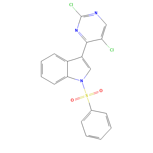 3-(2,5-Dichloropyrimidin-4-yl)-1-(phenylsulfonyl)-1H-indole (CAS: 882562-40-5) - Related Chemical Product