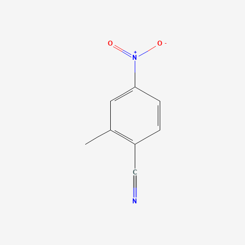 2-Methyl-4-nitrobenzonitrile (CAS: 89001-53-6) - Chemical Structure and Molecular Formula 