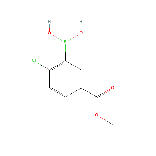 2-chloro-5-(methoxycarbonyl)phenylboronic acid (CAS: 913835-92-4) - Related Chemical Product