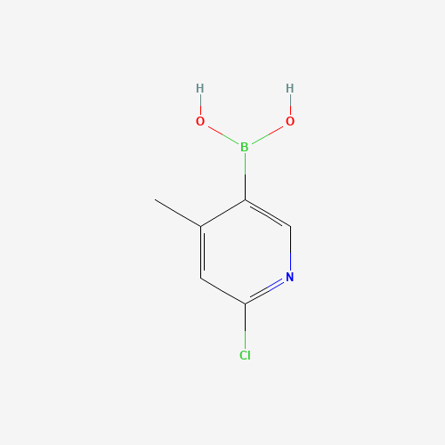 6-Chloro-4-methylpyridine-3-boronic acid (CAS: 913836-08-5) - Chemical Structure and Molecular Formula 