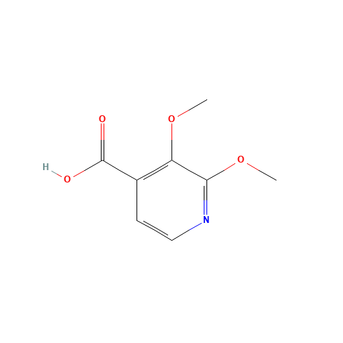 2,3-dimethoxyisonicotinic acid (CAS: 944906-83-6) - Chemical Structure and Molecular Formula 