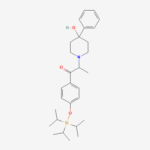 1-[4-( Triisopropylsilyl)oxylp henyl]- 2-(4-hydroxy-4-pheny1piperidino)-1-propanone (CAS: 169332-15-4) - Related Chemical Product