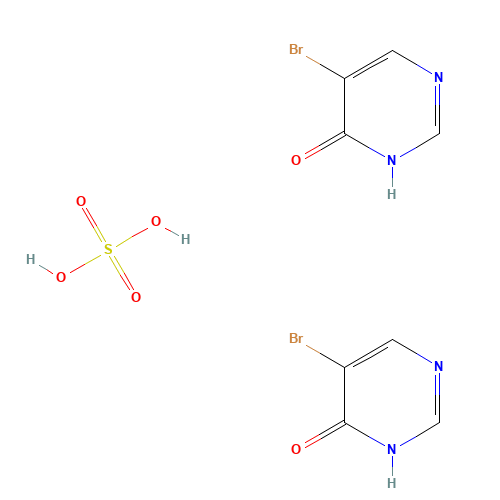 5-Bromopyrimidin-4(3H)-one sulfate(2:1) (CAS: 97234-97-4) - Related Chemical Product