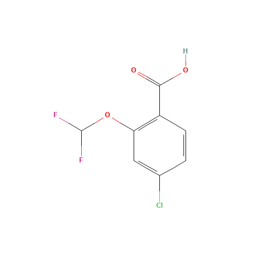 4-Chloro-2-(difluoromethoxy)benzoic acid (CAS: 97914-60-8) - Related Chemical Product