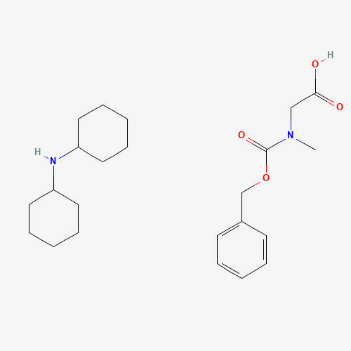 Z-Sar-dcha (CAS: 98115-28-7) - Chemical Structure and Molecular Formula 