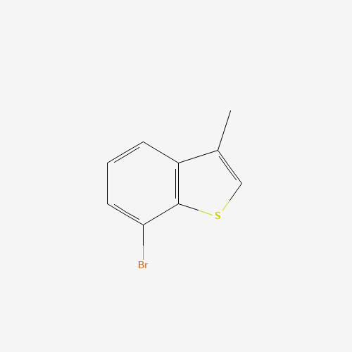7-BROMO-3-METHYL-1-BENZOTHIOPHENE (CAS: 17514-70-4) - Chemical Structure and Molecular Formula 