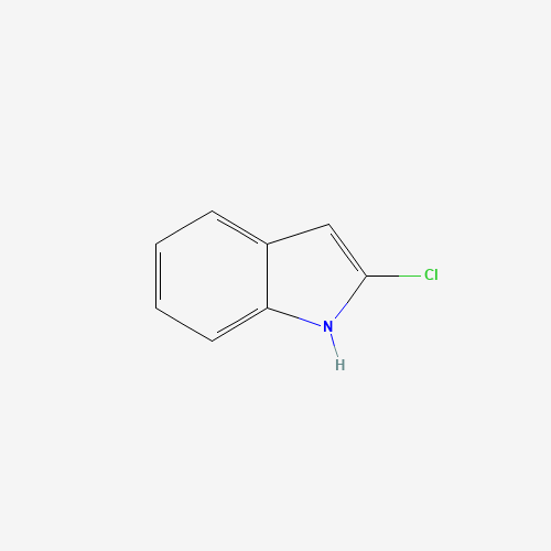 2-chloro-1H-indole (CAS: 7135-31-1) - Chemical Structure and Molecular Formula 