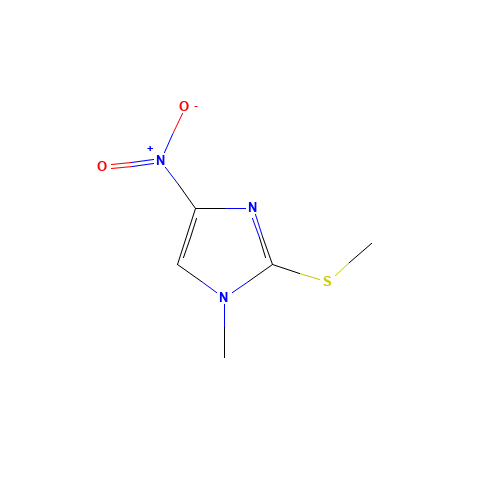 1-methyl-2-methylsulfanyl-4-nitro-1H-imidazole (CAS: 86072-16-4) - Related Chemical Product
