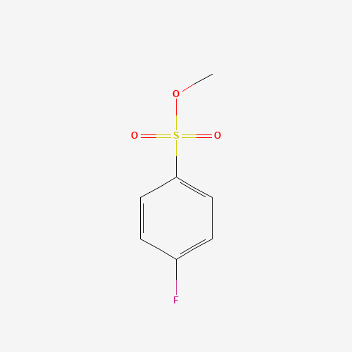 methyl 4-fluorobenzenesulfonate (CAS: 565-45-7) - Chemical Structure and Molecular Formula 