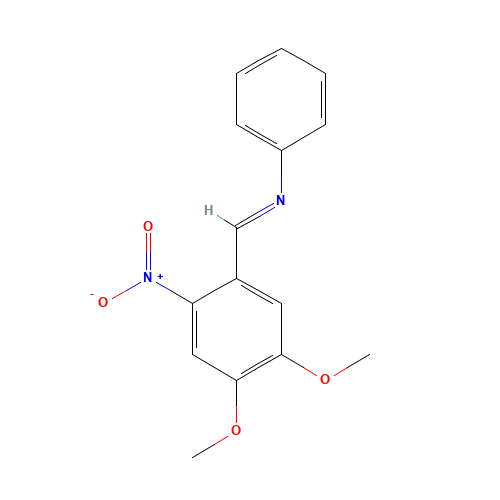 (3,4-dimethoxy-6-nitro-benzyliden)-aniline (CAS: 63190-11-4) - Related Chemical Product