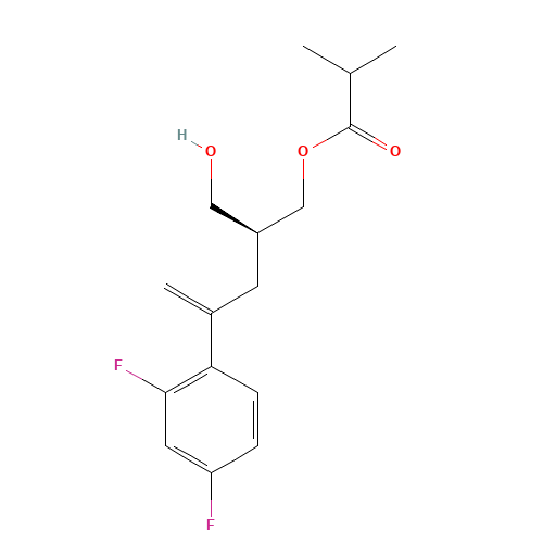 Propanoic acid, 2-methyl-, (2S)-4-(2,4-difluorophenyl)-2-(hydroxymethyl)-4-pentenyl ester (CAS: 192448-07-0) - Related Chemical Product