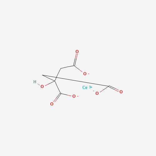 cerium(3+) 2-hydroxypropane-1,2,3-tricarboxylate (CAS: 512-24-3) - Chemical Structure and Molecular Formula 