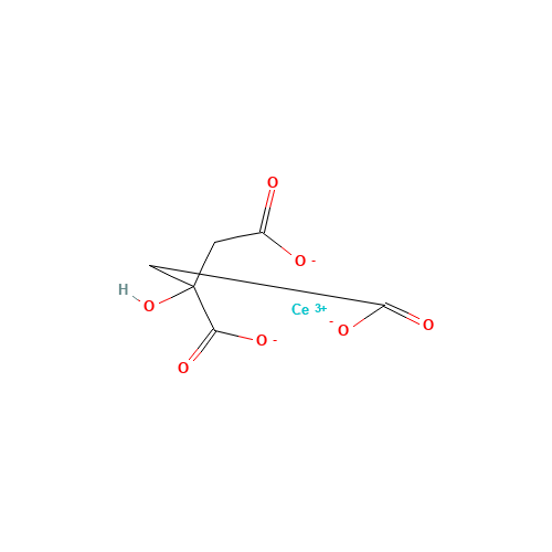cerium(3+) 2-hydroxypropane-1,2,3-tricarboxylate (CAS: 512-24-3) - Related Chemical Product