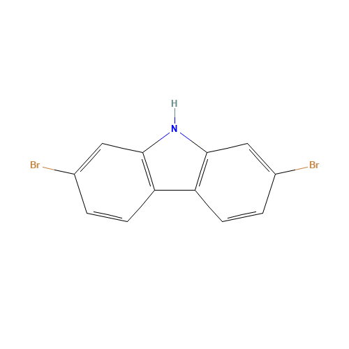 2,7-dibromo-9H-carbazole (CAS: 136630-39-2) - Related Chemical Product