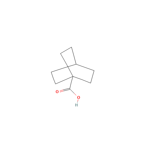 bicyclo[2.2.2]octane-4-carboxylic acid (CAS: 699-55-8) - Chemical Structure and Molecular Formula 